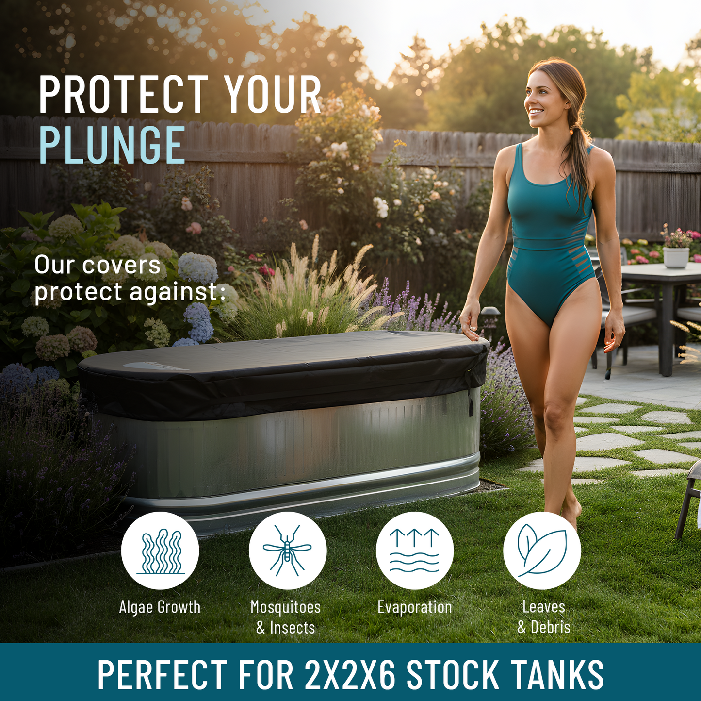 2 X 2 X 6 Galvanized Stock Tank Cover