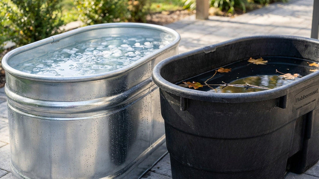 Galvanized vs Rubbermaid Stock Tanks for Cold Plunge: Pros, Cons, and Which One Performs Better