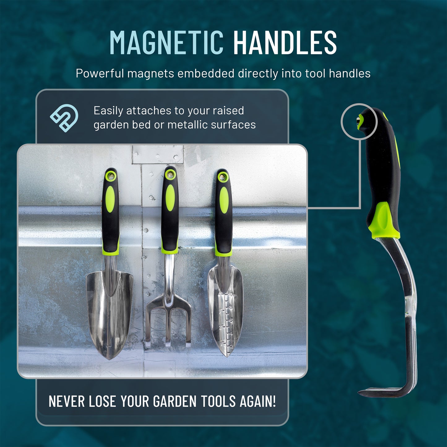 The Original Magnetic Garden Tool Set By Polar Protector 3 Pack