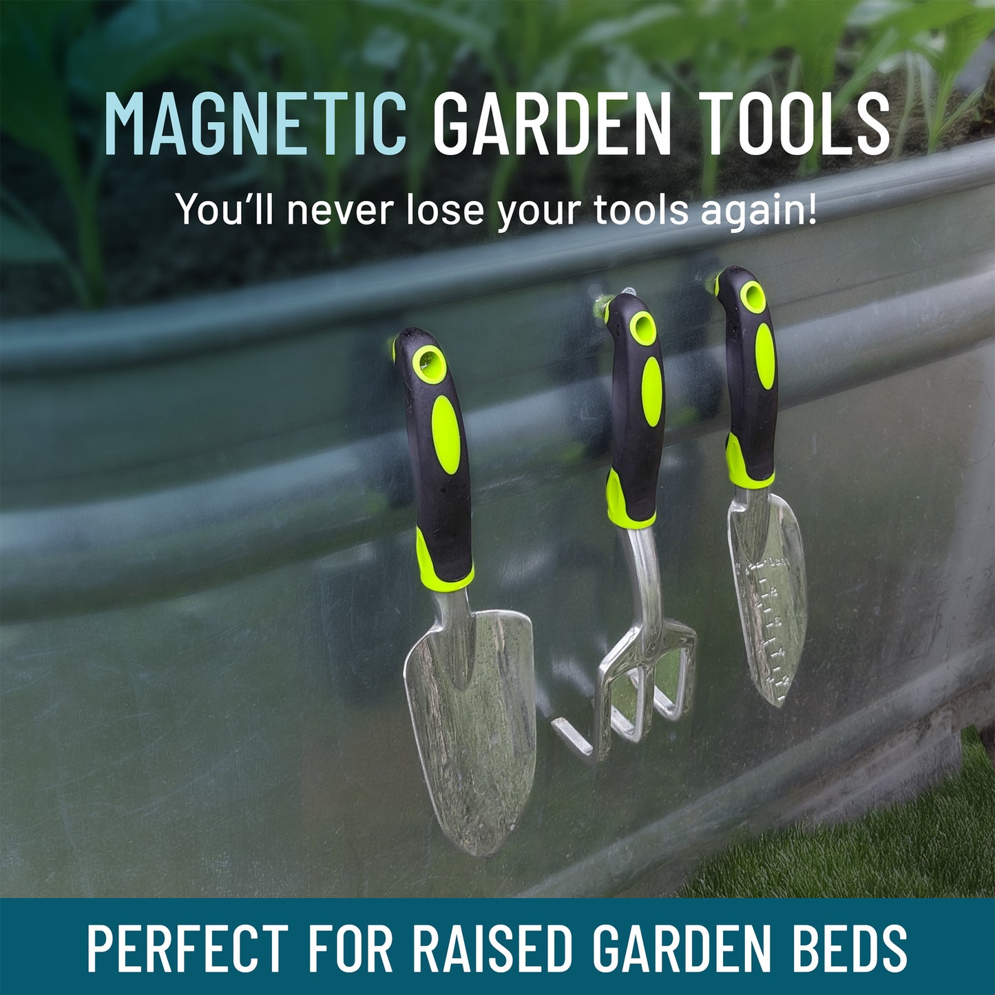 The Original Magnetic Garden Tool Set By Polar Protector 3 Pack