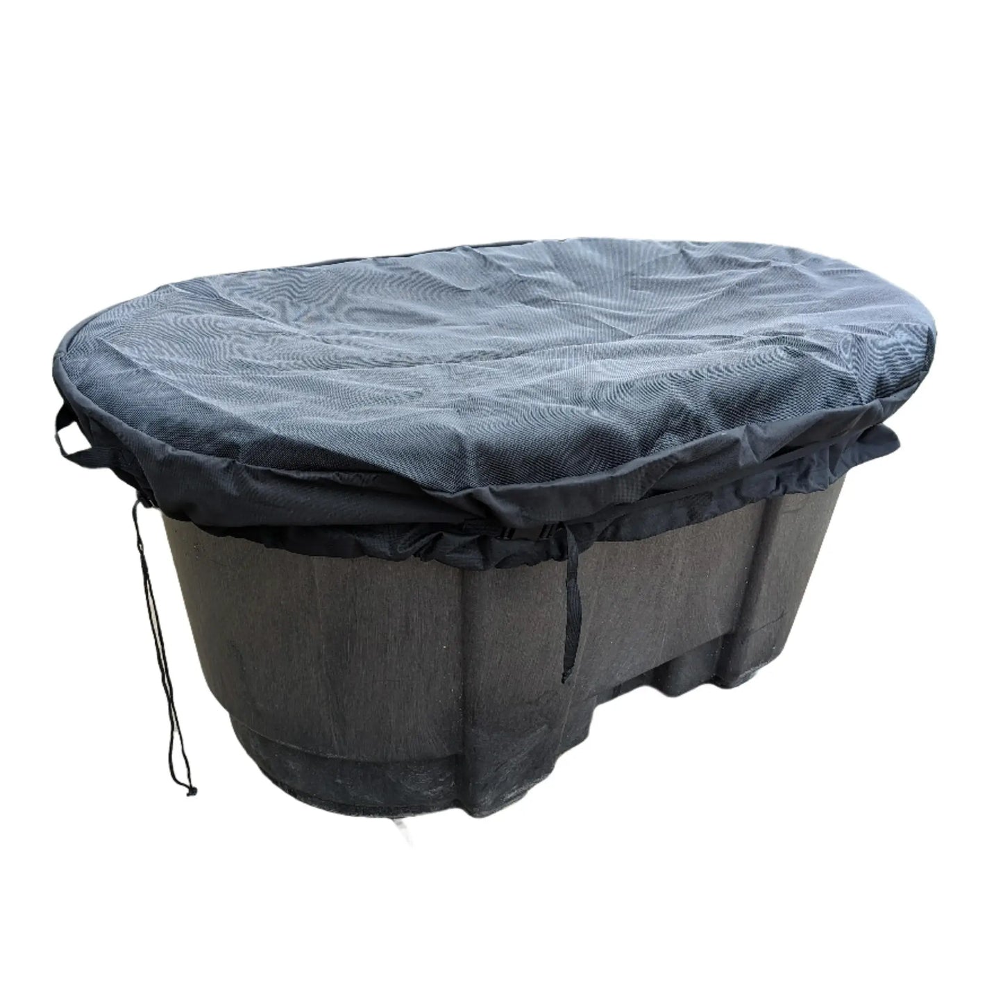 100 Gallon Oval Tight Mesh Stock Tank Cover Waterproof Rip Proof Tough Keeps Tanks Clean Keeps Leaves and Bugs Out Perfect for Baby Chicks or Fish