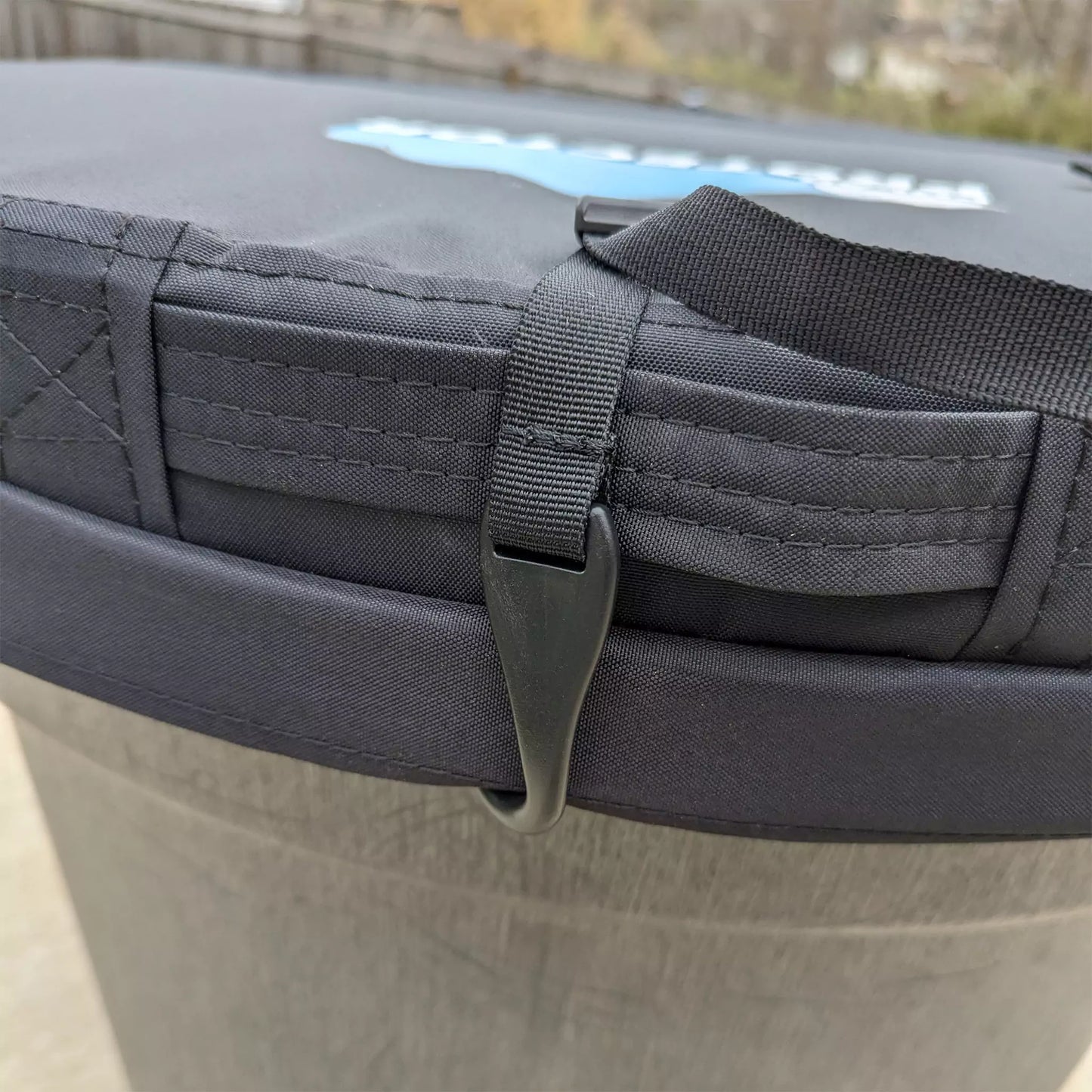 Featuring a 6-point attachment system with hooks and tightening buckles, our insulated hard cover offers a secure and stable fit for your cold plunge stock tank, even in windy conditions.