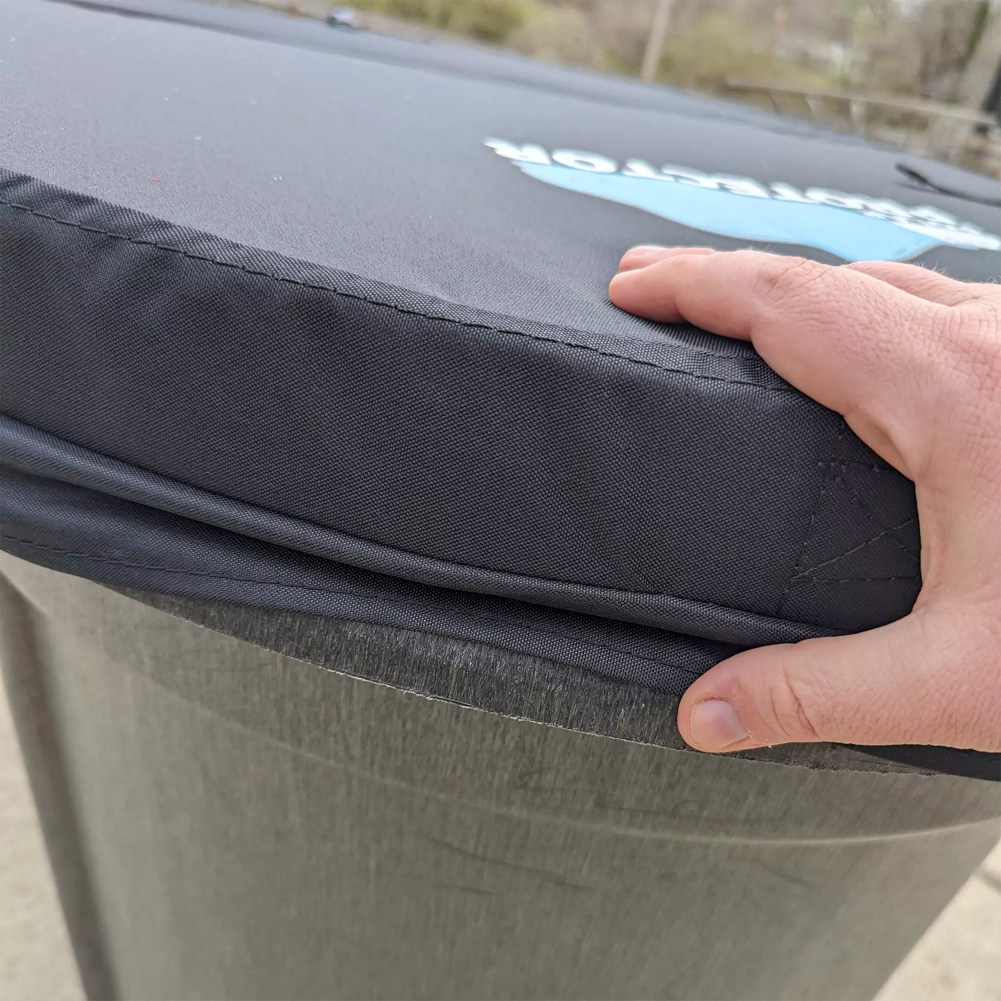 The Polar Protector hard insulated stock tank cover features 2.5 inches of insulated EPS foam and a patented design to create a tight seal, locking in cold or hot temperatures.