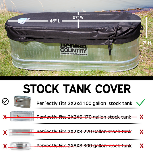 150 Gallon Stock Tank Cover Ice Water Bath Cold Therapy Rubbermaid